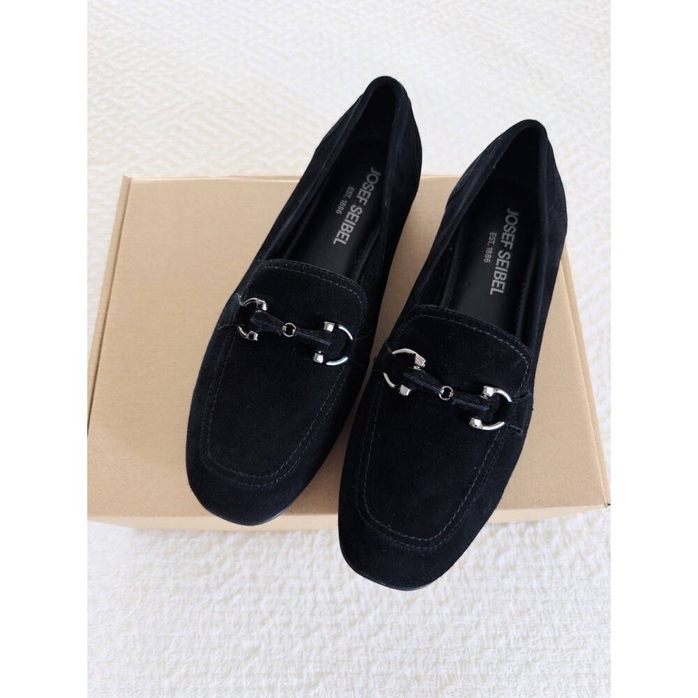Josef Seibel Loafers Womens SZ EU 39 US 8-8.5 BLK Fenja 34 Classic Comfort Shoes